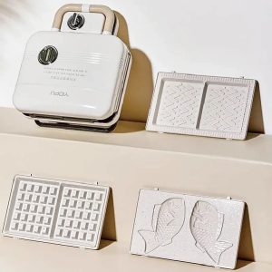 waffle maker with removable plates